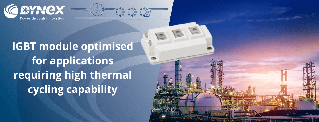 New IGBT module DIM300WHS12-PA500 is a Half Bridge 1200V, nchannel enhancement mode, insulated gate bipolar transistor (IGBT) module